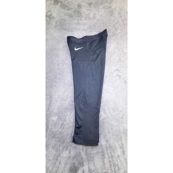 Nike Pro Women's Sz XS Leggings Dri-Fit Capri Length Compression Black Gym C15 - Picture 7 of 9